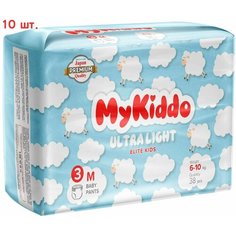 Подгузники-трусики Elite Kids ультратонкие M 6-10кг 38шт (10 шт.) Нет бренда