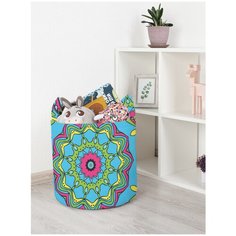 Корзина для игрушек JoyArty "Цветок радуги" 35x35 см