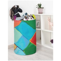 Корзина для игрушек JoyArty "Пятнистая геометрия" 40x60 см