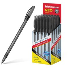 Ручка шариковая ErichKrause Neo Original, цвет чернил черный (в коробке по 50 шт.)