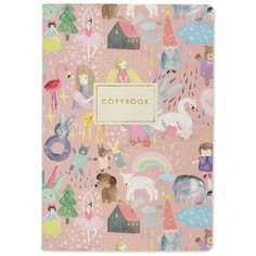 Bruno Visconti Тетрадь Для маленькой принцессы 7-40-122, клетка, 40 л., 4 шт., розовый