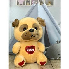 Мягкие игрушки плюшевые подарки Мопс 22 см Plush Toys
