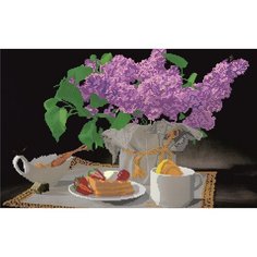 Вышивка бисером картины Сирень 50*31см Светлица