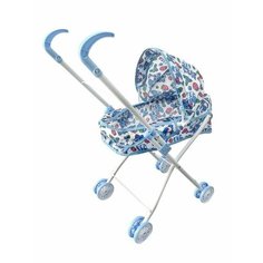 Коляска-люлька для кукол "Енотики", металл, пакет Наша Игрушка