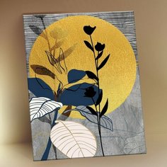 Картина по номерам Полнолуние, 15x20 см. Флюид