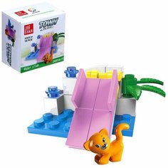 Конструктор "Кошечка на площадке", 19 деталей Jie Star