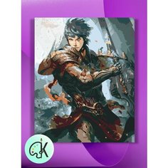 Картина по номерам на холсте Mobius Final Fantasy, 40 х 50 см КУЛЬТУРА ЦВЕТА