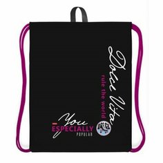 Мешок для обуви 490*410 Hatber Dolce Vita с петлей дев черн/роз NMn_14029 9617120