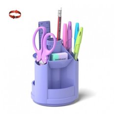 Набор настольный ErichKrause Mini Desk вращающийся Pastel фиолетовый 53232