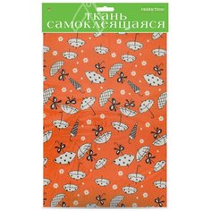 Ткань самоклеящаяся, А4, 2 листа, "горошек И зонтики", 4 вида Bruno Visconti