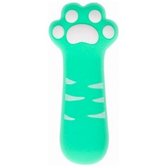 Пенал-косметичка юнландия на молнии, силикон, Paw Mint, мятный, 20х7 см, 270056