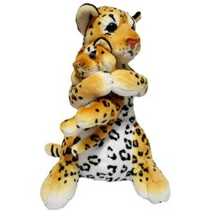Мягкая игрушка леопард с детенышем 35 СМ ТОМАТО