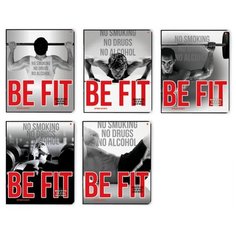 Тетради 48 листов "будь В форме " Набор 5 шт. Цена за 5 штук. Альт