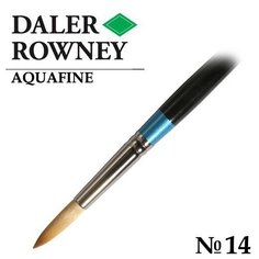 Daler Rowney Кисть синтетика "Aquafine" круглая короткая ручка № 14 sela25