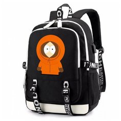 Рюкзак Кенни Маккормик (South Park) черный с USB-портом №2 Noname