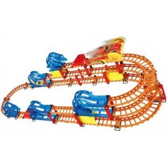 Автотрек детский с подсветкой (длина трассы 5 метров, 2 машинки) CS Toys
