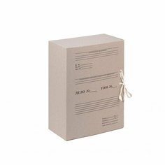 Короб архивный OfficeSpace с завязками, разборный, 120 мм, клапан из переплетного картона, до 1200 листов (356315)