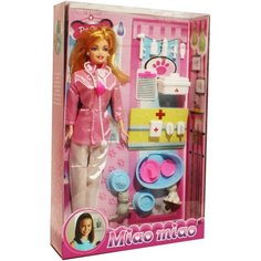 Кукла ветеринар с аксессуарами (15 предметов), 10090В Shantou