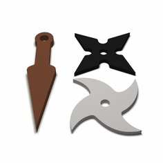 Игрушечное оружие El BascoToys "Кинжал, сюрикены" из мягкого материала Эва (18-007) Elbasco