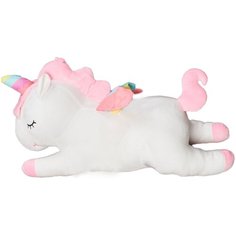Мягкая Игрушка Единорог Спящий 50 см, Белый цвет, Плюшевый/Подушка/Обнимашка Sun Toys