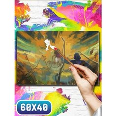 Картина по номерам на холсте игры диско элизиум - 12161 60х40