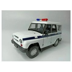 Машинка металлическая коллекционная 18 см 1:24 УАЗ-469