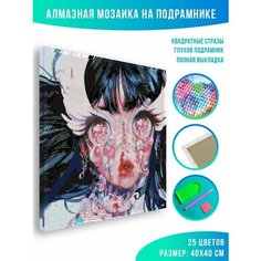 Алмазная мозаика на подрамнике - вышивка Angel doll 40х40 Красиво Красим