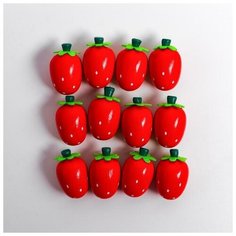 Счётный набор "Клубничка", 12 ягод: 3 × 2 см Noname