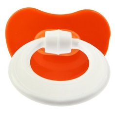 Киевгума Соска-пустышка латексная классическая "Серьга", от 0 мес, цвет сюрприз