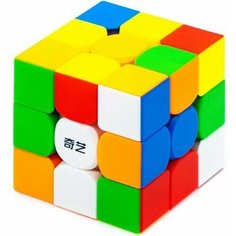 Скоростной Кубик Рубика QiYi MoFangGe 3x3х3 Black Mamba v3 / Развивающая головоломка / Цветной пластик