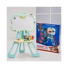 Мольберт 3 в 1 PAW PATROL, пиши мелом, рисуй фломастером, клей магниты Paw Patrol 5221843 .