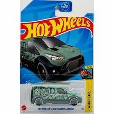 Машинка Hot Wheels коллекционная HOT WHEELS FORD TRANSIT CONNECT хаки HKK18
