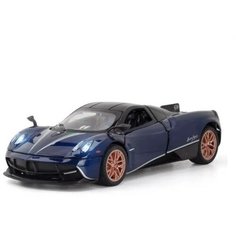 Инерционная машинка металл Pagani Huayra 20см (1:24) / свет и звук, открываются двери, капот, багажник без бренда