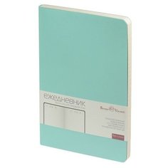 Ежедневник недатированный А5, 136 листов Megapolis Flex, обложка искусственная кожа, зефирный мятный Bruno Visconti