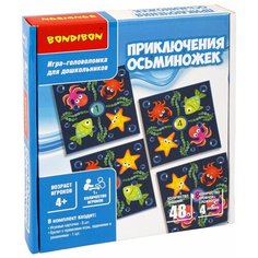 Настольная игра-головоломка приключения осьминожек Играй Думай Учись Bondibon(Бондибон)