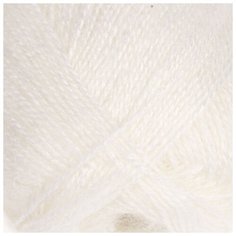 Пряжа "Angora Star" 20% шерсть 80% акрил 500м/100гр (501 белый) Yarn Art