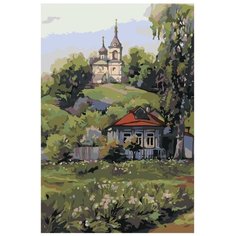 Картина по номерам, "Живопись по номерам", 48 x 72, Z-NA217, церковь