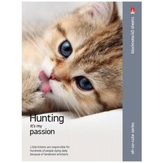 Блокнот А6 40л. на гребне "Котята"/клетка/блокнот/блокнот а6 Альт