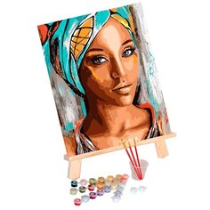 Картина по номерам «Восточная красавица», MG2108 / 40х50 см / ТМ Цветной / Холст на подрамнике / Премиум набор