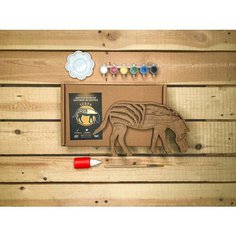 3D картина по номерам Зебра коллекция Животные Африки, подарочный набор для творчества, многослойное панно Sam Craft