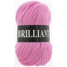 Пряжа для вязания VITA Brilliant (Бриллиант), цвет: 4956 (розовый); 3 мотка, состав: 45% шерсть ласте, 55% акрил, вес: 100 г, длина 380 м