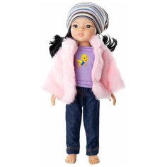 Шуба, шапка, футболка и джинсы для кукол Paola Reina 32 см Куклапупс