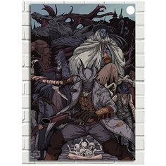 Картина по номерам игра Bloodborne (Чрнам, чудовища, охотник, сон) - 8159 В 60x40