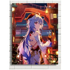 Картина по номерам Игра Gensgin Impact (Паймон, Венти, Делюк, Джинн, Синьора) - 8029 В 30x40