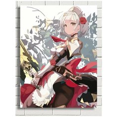 Картина по номерам Игра Genshin impact (Генишин, Ху Тао, Делюк, Сахароза, Сяо) - 8278 В 30x40