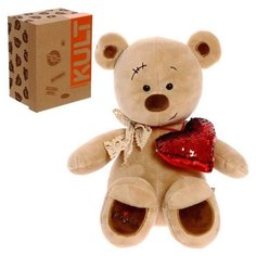 Мягкая игрушка «Медведь Misha с сердцем», 30 см Kult of Toys