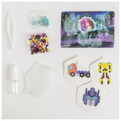 Аквамозаика с декорациями, Transformers, 3 фигурки Hasbro