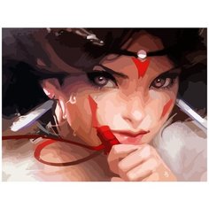 Картина по номерам на холсте Аниме Принцесса Мононоке 5570 40x30