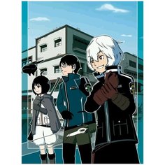 Картина по номерам на холсте Аниме Импульс Земли - 1 30X40