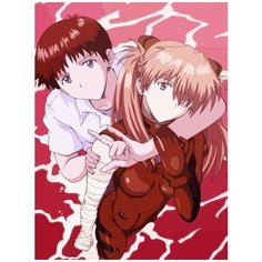 Картина по номерам на холсте Аниме Евангелион - 6468 В 30x40